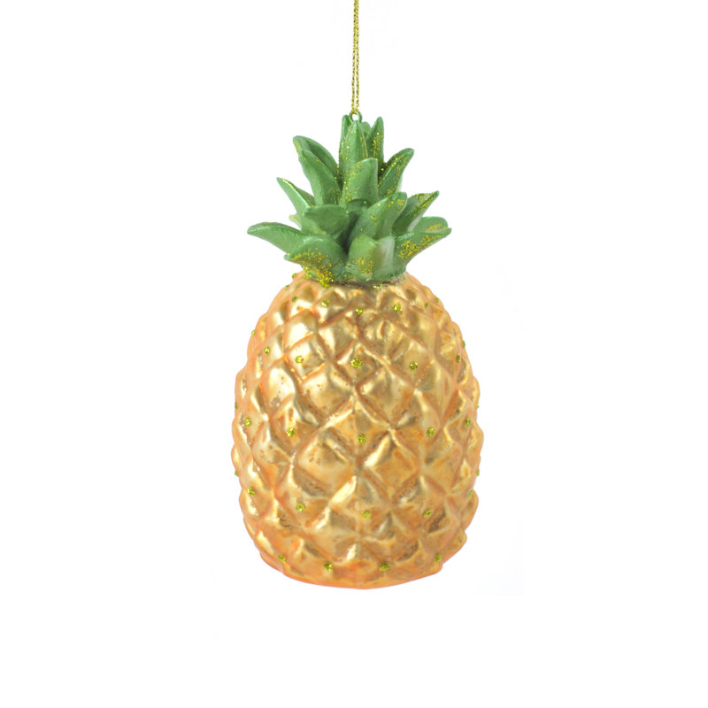 The Holiday Aisle® Glass Pineapple Holiday Shaped Ornament Wayfair